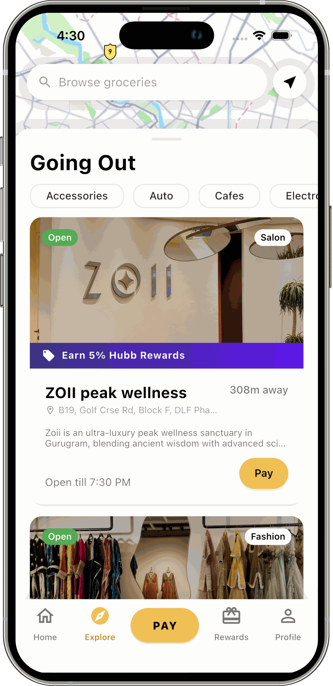 Hubb App - Explore